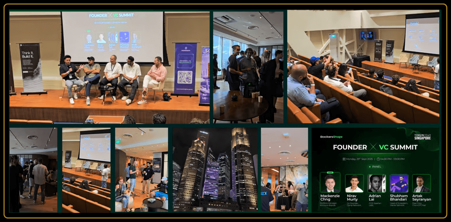 Founder and investor event in Singapore